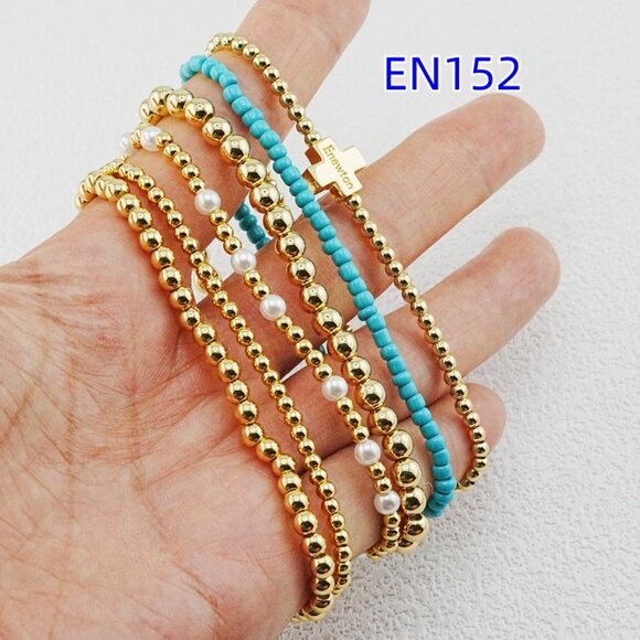 Enewton Blue-Tone Cross Bracelet Set - Picture 4 of 6